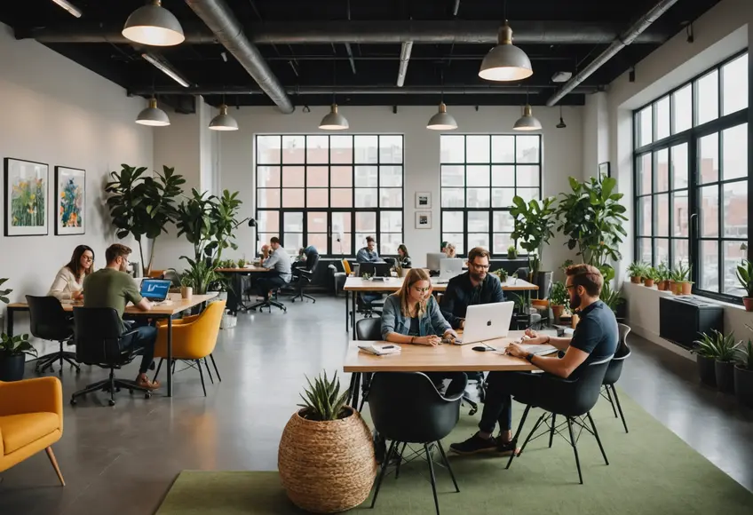 Surat's Professionals Thriving in Modern Coworking Spaces