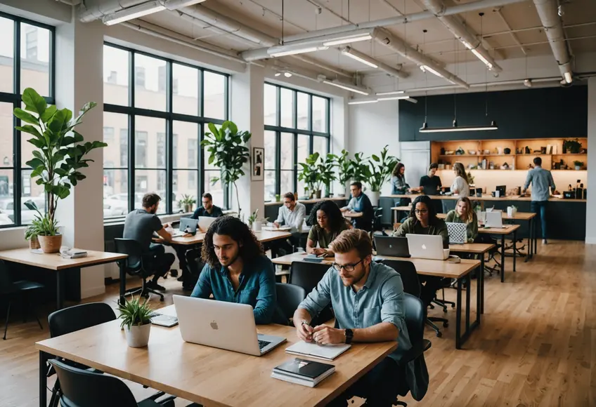 A vibrant coworking space in Surat for professionals