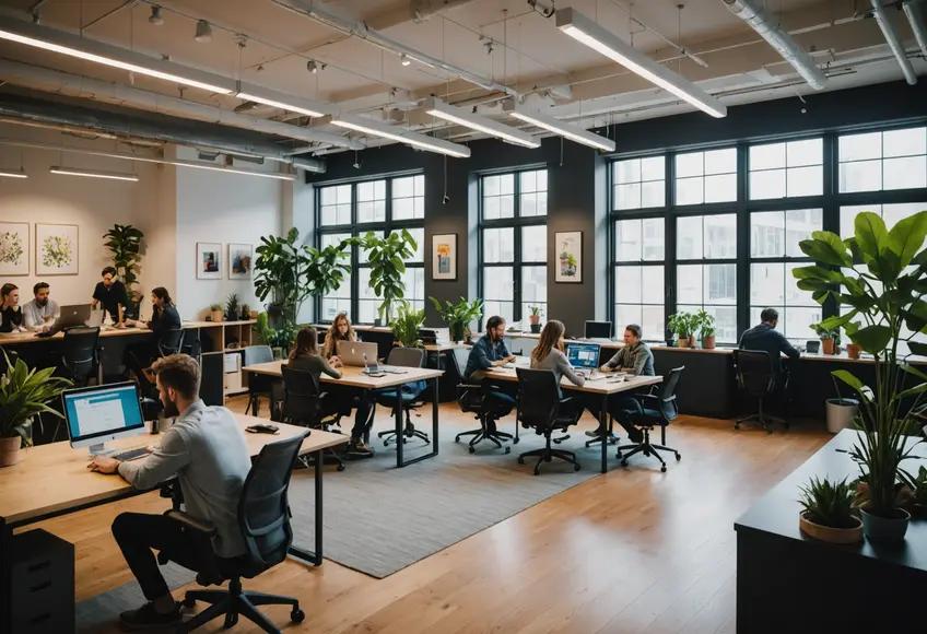 Vibrant coworking space in Surat for professionals