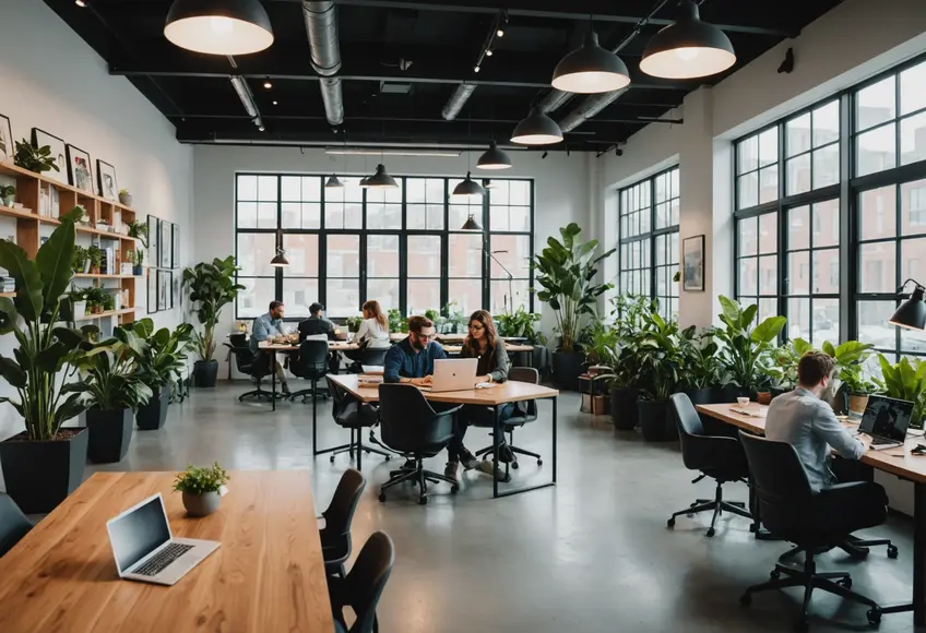 Modern Shared Office Space for Enhanced Productivity in Surat