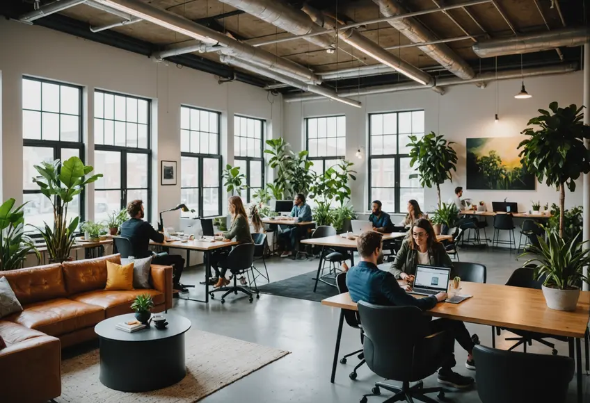 Discover the vibrant community and modern facilities at Wibes Coworking Space in Surat