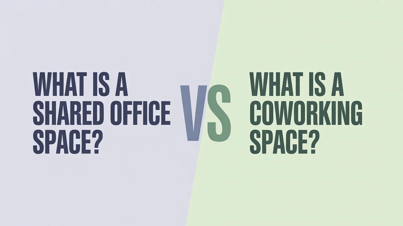 Comparison of shared office space vs coworking space
